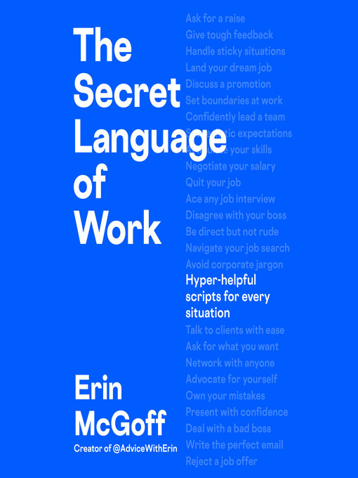 Cover image for The Secret Language of Work